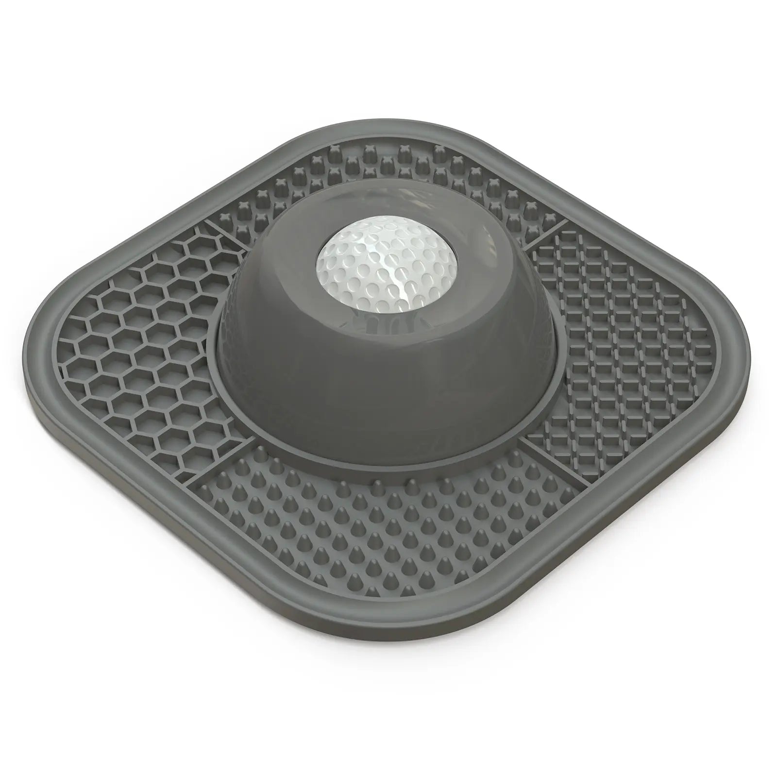 PLOSIF Slow Feeder Dog Bowl - Anti-Slip Ball-In Design for Liquid Treats, 3/4 Cup Bone Broth Yogurt Lick Toy for Small Medium Large Breeds, Slow Feeders for Dietary Supplement/Post-Op Nutrition, Pet Supplies Dog Accessories, Feeder Bowl Bowls