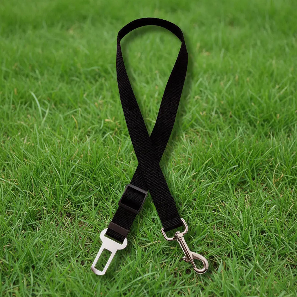 Adjustable Dog Car Seat Belt – Safety Clip