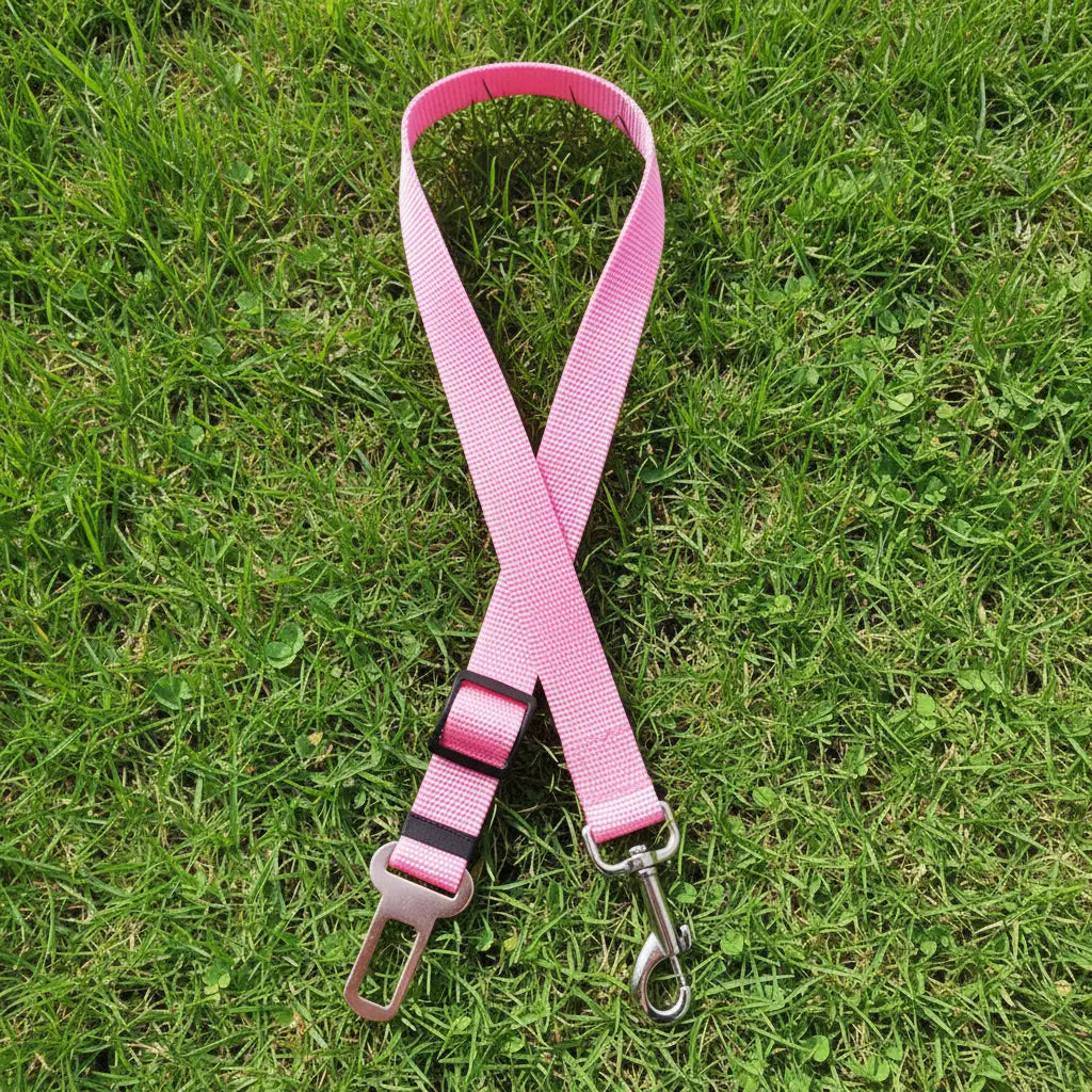 Adjustable Dog Car Seat Belt – Safety Clip