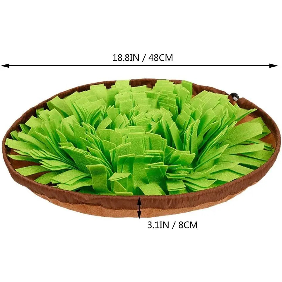 Pet Snuffle Mat for Dogs, Interactive Feed Game for Boredom, Encourages Natural Foraging Skills for Cats Dogs Bowl Travel Use, Dog Treat Dispenser Indoor Outdoor Stress Relief