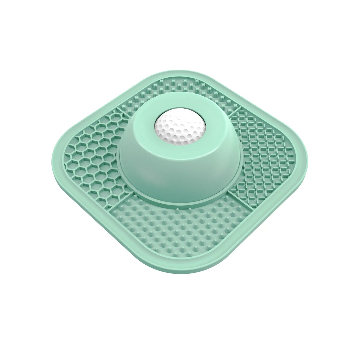 PLOSIF Slow Feeder Dog Bowl - Anti-Slip Ball-In Design for Liquid Treats, 3/4 Cup Bone Broth Yogurt Lick Toy for Small Medium Large Breeds, Slow Feeders for Dietary Supplement/Post-Op Nutrition, Pet Supplies Dog Accessories, Feeder Bowl Bowls