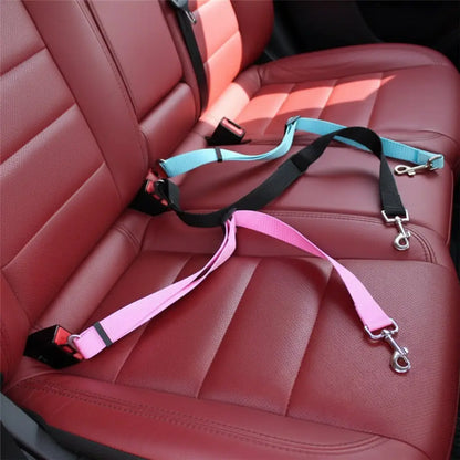 Adjustable Dog Car Seat Belt – Safety Clip